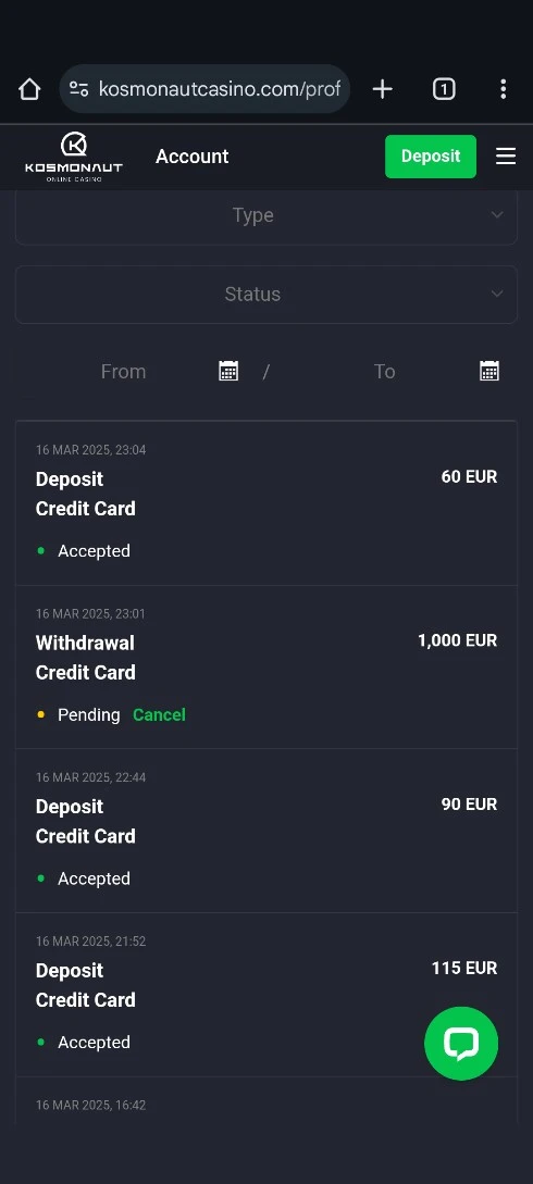 The real story of how the casino embezzled €1000 and stopped responding to the player The real story of how the casino embezzled €1000 and stopped responding to the player